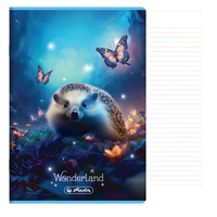 Zeszyt A5 32 kartki podwójna linia kolorowa 3linie 70g/m2 Wonder HERLITZ