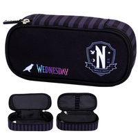 Piórnik kosmetyczka etui usztywniany z klapką Wednesday AC6 ASTRA