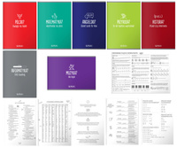 Zestaw zeszyt przedmiotowy klasa 4, 7x A5 60k +GRATIS 1xzeszyt A5 60k linie