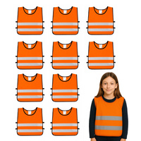 Kamizelka odblaskowa dzieci szkolne 45x50cm 10szt