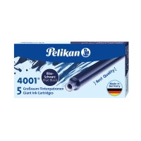 Naboje wkłady pióra wiecznego atramentowe długie 4001 granat 5szt PELIKAN