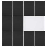 Zeszyt A5 60k kratka Rainbow czarny 10szt HERLITZ