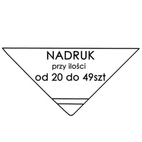 Usługa nadruku 1szt przy zakup 20-49szt chust