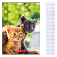 Zeszyt A5 16 kartek w kratkę z marginesem 70g/m2 Animals zwierzęta HERLITZ