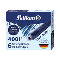 Naboje wkłady pióra wiecznego atramentowe krótkie 4001 granat 6szt PELIKAN