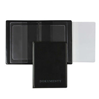 Okładka dokumenty dowód rejestracyjny legitymacje czarna BIURFOL