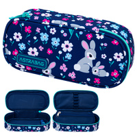 Piórnik kosmetyczka etui usztywniany z klapką króliczkiem Bunny AC6 ASTRA