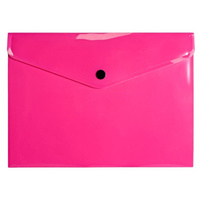 Teczka kopertowa koperta na zatrzask A5 PP neon
