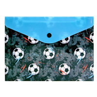 Teczka kopertowa koperta na zatrzask A5 PP piłki