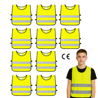 Kamizelka odblaskowa ostrzegawcza dla młodzieży 50x55cm 10szt