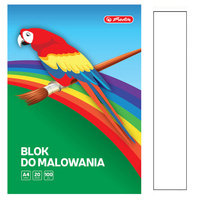 Blok rysunkowy szkolny A4 20kartek 100g/m2 HERLITZ
