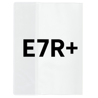 Okładka E7R+ regulowana 24,2cm x 40,8-44cm przezroczysta krystaliczna