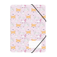 Teczka rysunkowa z gumką A4 plastikowa PP pieski puppies BIURFOL