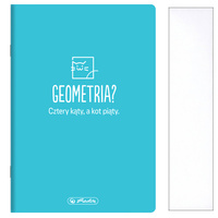 Zeszyt A5 32k czysty geometria przedmiotowy soft touch HERLITZ