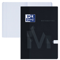 Zeszyt A5 60 kartek w kratkę matematyka przedmiotowy soft touch OXFORD
