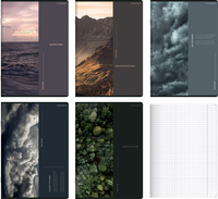 Zeszyt A5 80 kartek w kratkę z marginesem 70g Bird's Eye 5szt TOP 2000