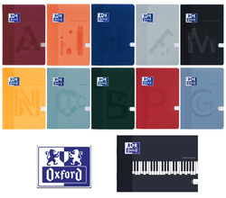 Zestaw zeszyt przedmiotowy klasa 7 11szt A5 soft touch OXFORD