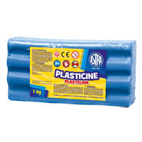 Plastelina szkolna modelarska duża 1kg nieb ASTRA