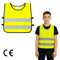 Kamizelka odblaskowa ostrzegawcza żółta dla młodzieży 50x55cm