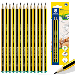 Ołówek drewniany 2H bez gumki Noris 12 sztuk STAEDTLER