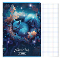 Zeszyt A5 32 kartki w kratkę z marginesem 70g/m2 Wonderland HERLITZ