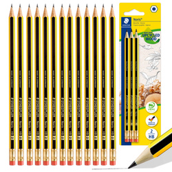 Ołówek drewniany HB z gumką Noris 12 sztuk STAEDTLER