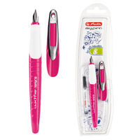 Pióro wieczne dla leworęcznych różowe białe My.Pen HERLITZ