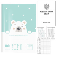 Książeczka Zdrowia Dziecka Książeczka Szczepień A5+okładka niedźwiedź