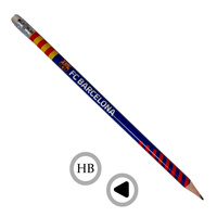 Ołówek HB trójkątny z gumką FC Barcelona FCB ASTRA