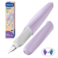 Pióro wieczne Twist dla dzieci prawo/lewo fioletowe Lavender ECO PELIKAN