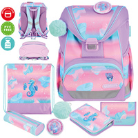 Zestaw tornister plecak UltraLight Plus konik morski Ocean Lights HERLITZ