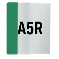 Okładka A5R regulowana 21,4cm x 29,3-32cm na zeszyt zeszytowa krystaliczna