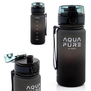 Bidon na wodę AQUA PURE butelka dla dziecka tritan 400ml BPA FREE ASTRA