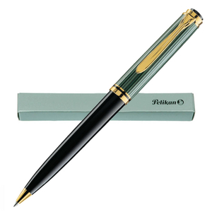Długopis Souverän K600 Stresemann Black-Green obrotowy na prezent PELIKAN