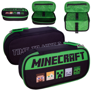 Piórnik szkolny kosmetyczka etui saszetka dzieci MINECRAFT Alex Steven AC5