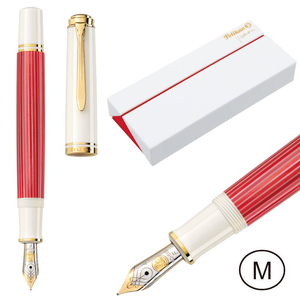 Pióro wieczne Souverän M600 M Red-White na prezent premium PELIKAN