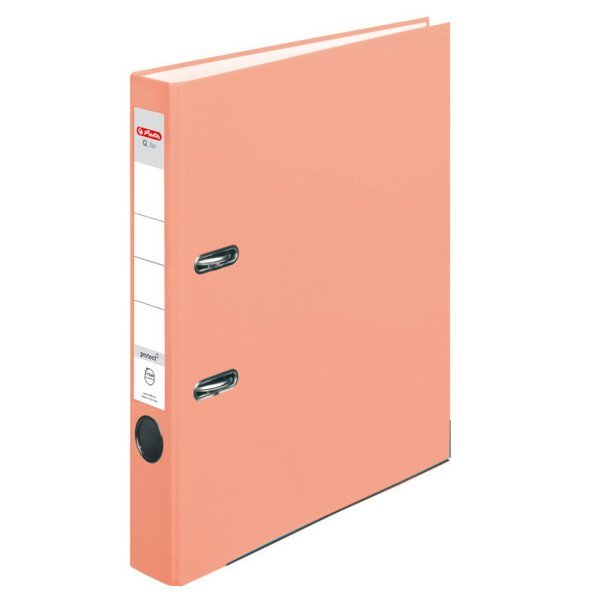 Segregator A4 5cm 50mm Q.File Salmon HERLITZ