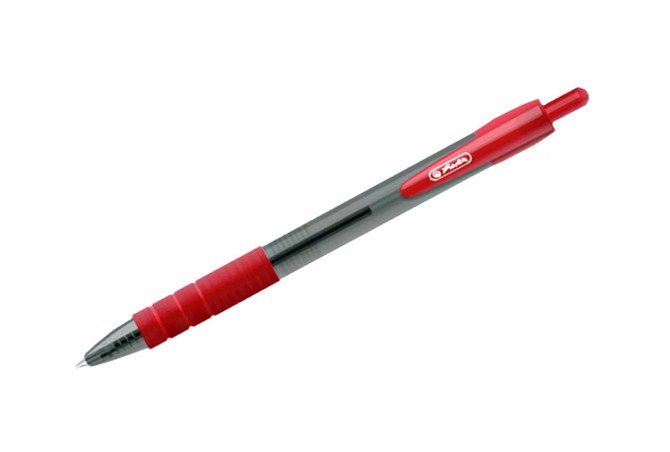 12x długopis żelowy Smoothy 0,7mm czerwony HERLITZ