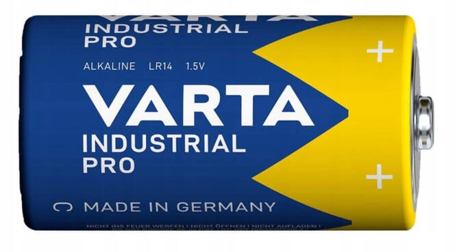 Bateria alkaliczna Industrial Pro C LR14 R14 MN1400 4014 1,5V VARTA 20szt