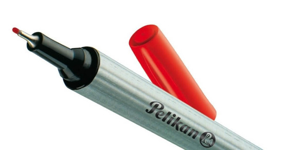 Cienkopis kreślarski Fineliner 96 0,4mm czerwony PELIKAN