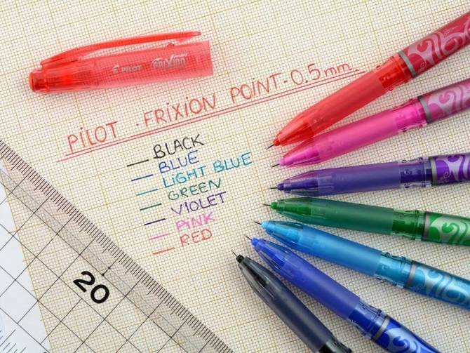 Długopis FriXion ścieralny 0,5mm + 3 wkłady PILOT