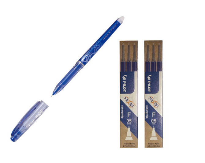 Długopis FriXion ścieralny 0,5mm + 6 wkładów PILOT