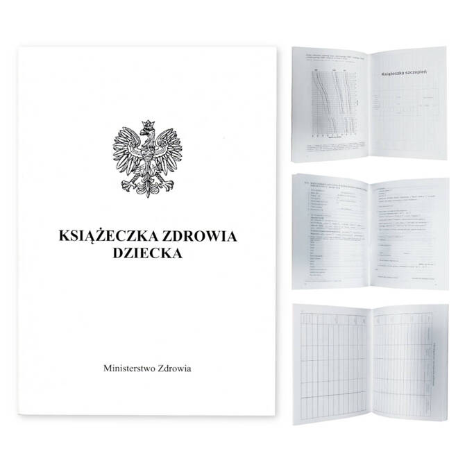 Książeczka Zdrowia Dziecka, Książeczka Szczepień wzór na 2024 i 2025r A5 