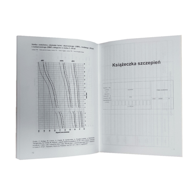 Książeczka Zdrowia Dziecka, Książeczka Szczepień wzór na 2025r A5 