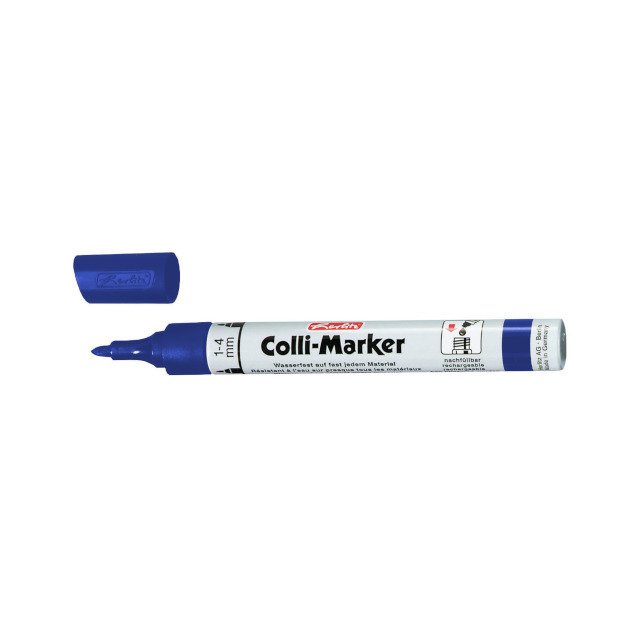 Marker permanentny niebieski Colli-Marker HERLITZ