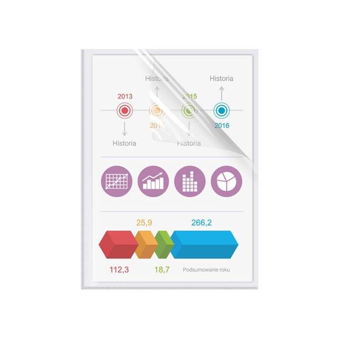 Ofertówka L koszulka A6 11x16,5 PVC 150um 25szt