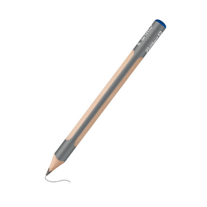 Ołówek trójkątny Jumbo Griffix nauki pisania + gumka + temperówka PELIKAN