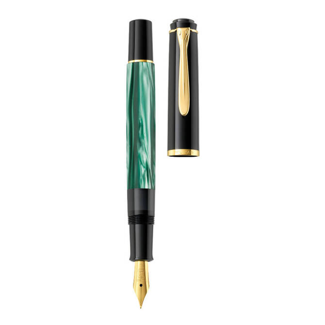 Pióro wieczne Classic M200 EF Green Marble PELIKAN