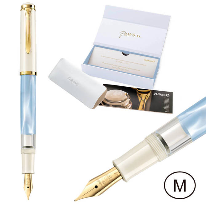 Pióro wieczne Classic M200 M Pastel Blue na prezent premium PELIKAN