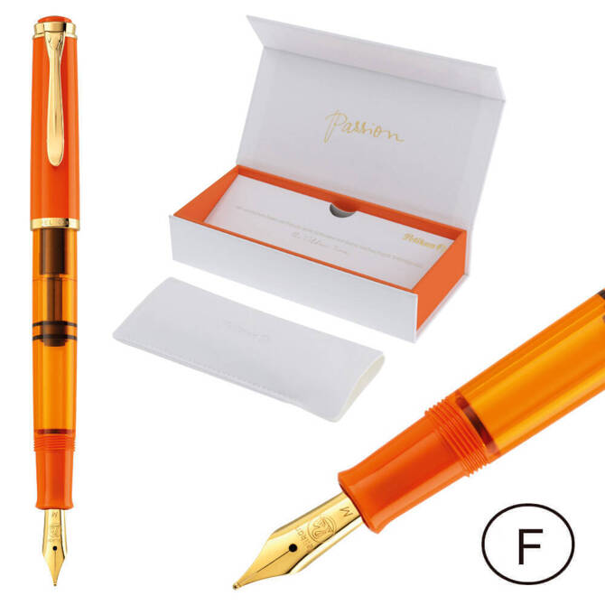 Pióro wieczne Classic M200 tłoczek F Orange Delight na prezent PELIKAN